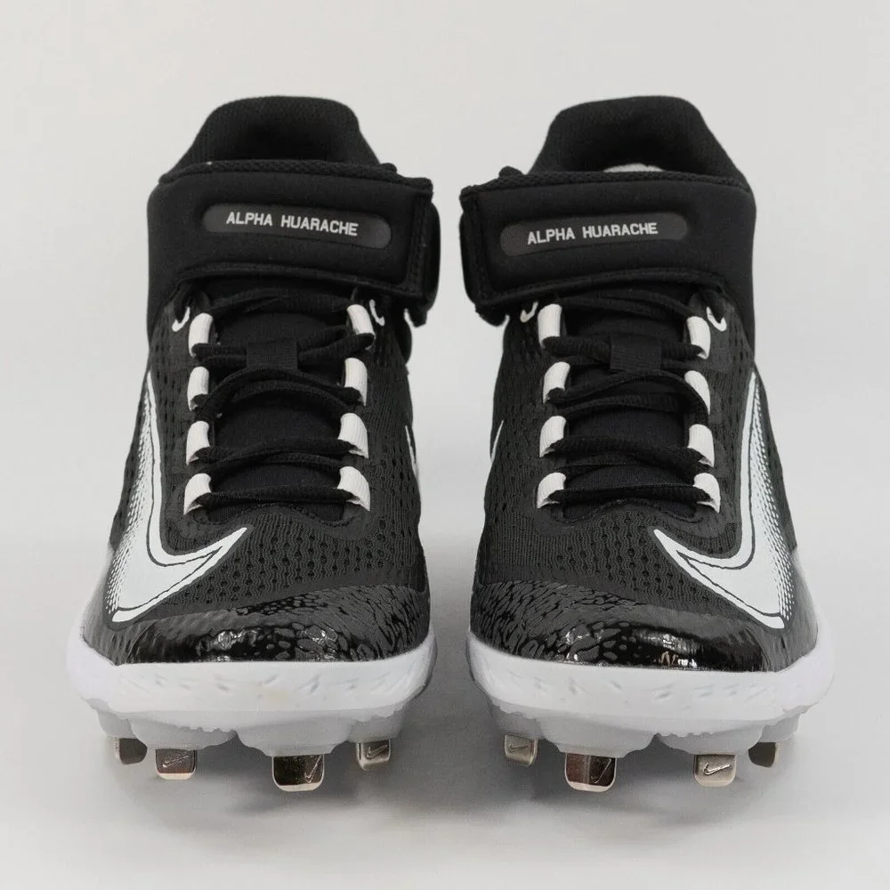 Nike Alpha Huarache Elite 4 Mid 'Black Dark Smoke Grey' DJ6520-011